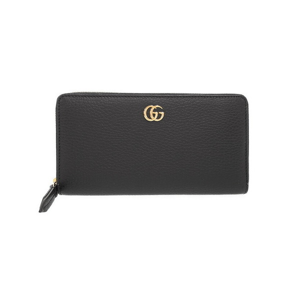 Gucci Marmont GG Zip Leather Wallet Long - Picture 1 of 5